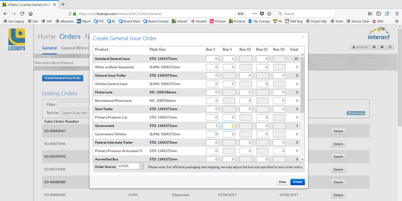 Customer ordering solutions